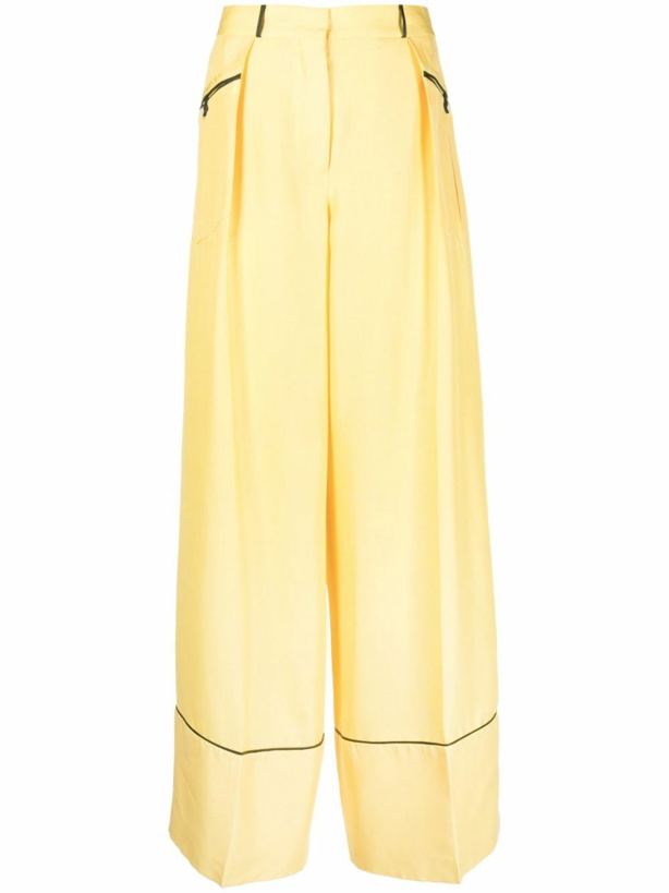 Photo: BALLY - Silk Wide-leg Trousers