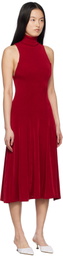 Mirror Palais Red Christy Supermodel Midi Dress