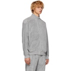 Opening Ceremony Grey Velour Track Jacket