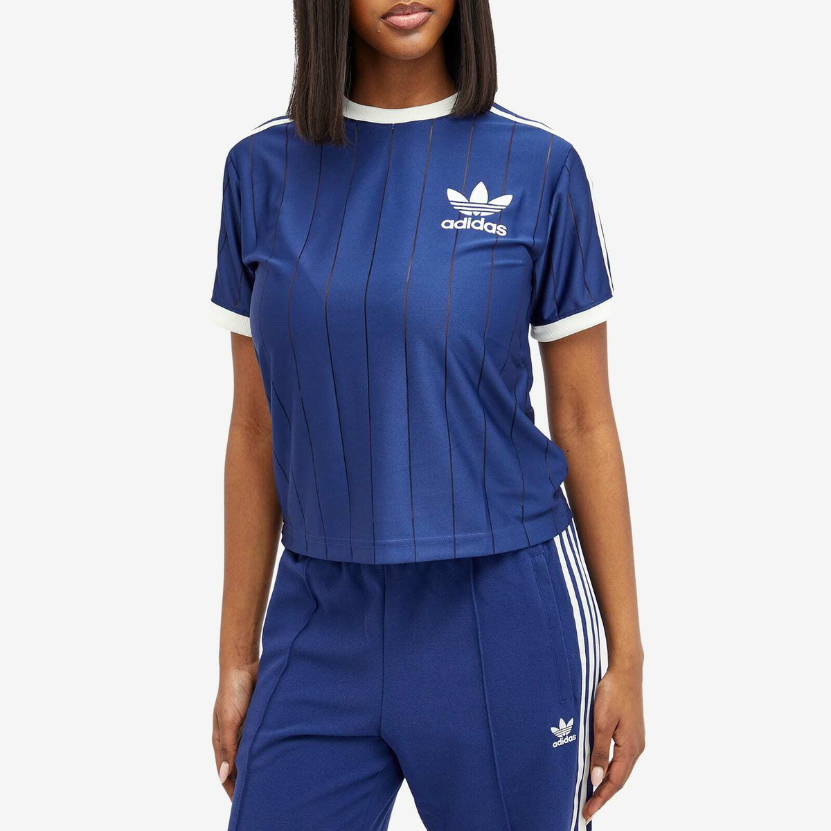 blue adidas outfit women's