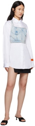 Heron Preston Black Cut Out Miniskirt