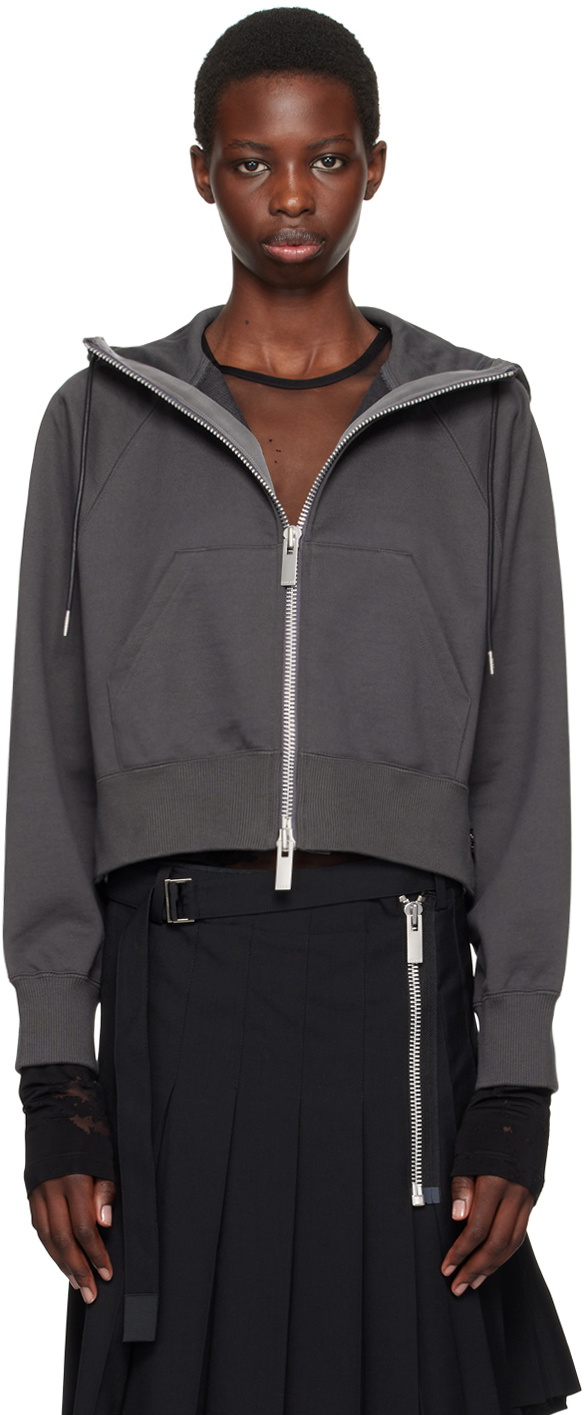 【sacai】Relaxed Hoodie Vest Sacai】Nylon Twill Hoodie Vest フーディー ベスト