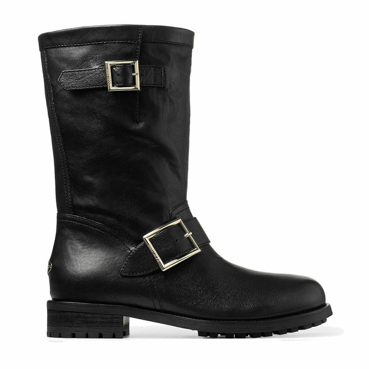 Photo: Jimmy Choo Biker Mid Flat Boot