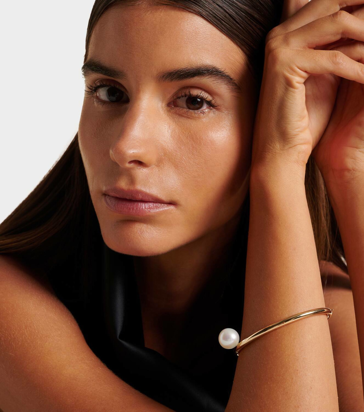 Sophie Bille Brahe La Beauté Perle 14kt gold bracelet with pearl