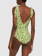 ETRO Printed Lycra One Piece Swimsuit