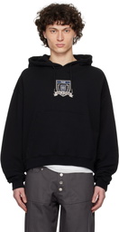 GmbH Black Cropped Hoodie