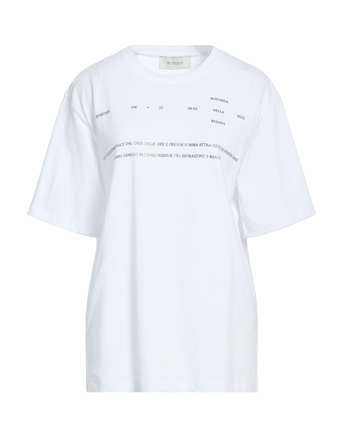 Sportmax Womens T-shirt in White