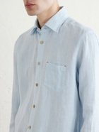 Kiton - Linen Shirt - Blue