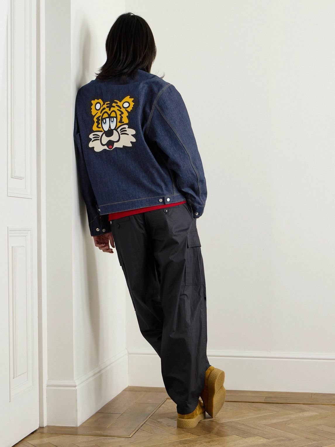 KENZO - Verdy Market Corduroy-Trimmed Logo-Embroidered Appliquéd