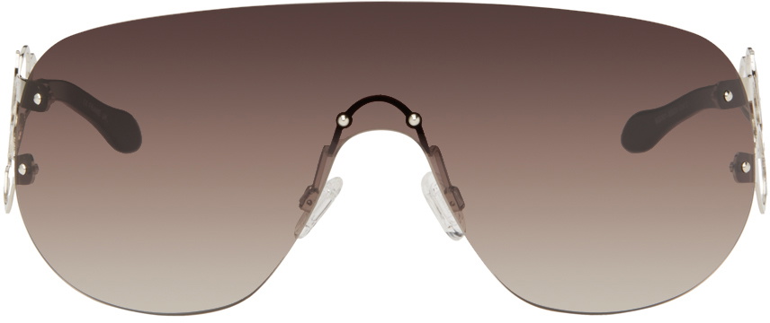 VAILLANT Silver & Brown TD Kent Edition Piscine Sunglasses