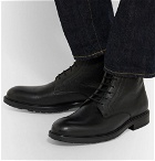 Officine Generale - Full-Grain Leather Boots - Black