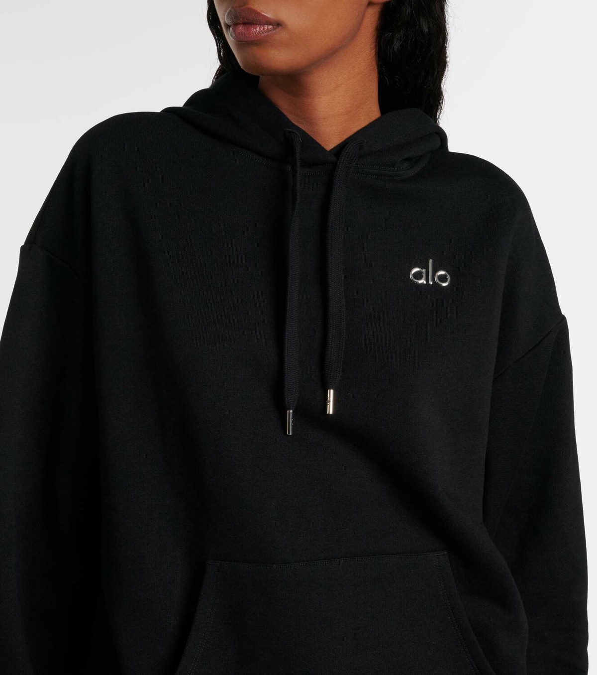 Alo Yoga Accolade cotton-blend hoodie
