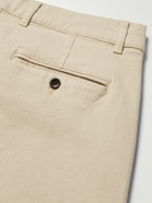 Portuguese Flannel - Labura Straight-Leg Cotton-Blend Twill Trousers - Neutrals