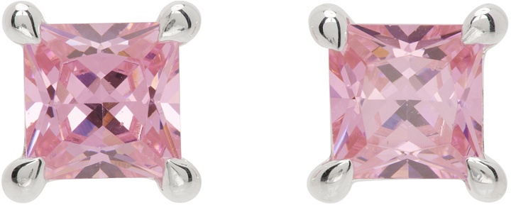 Photo: Hatton Labs Silver & Pink Stud Earrings