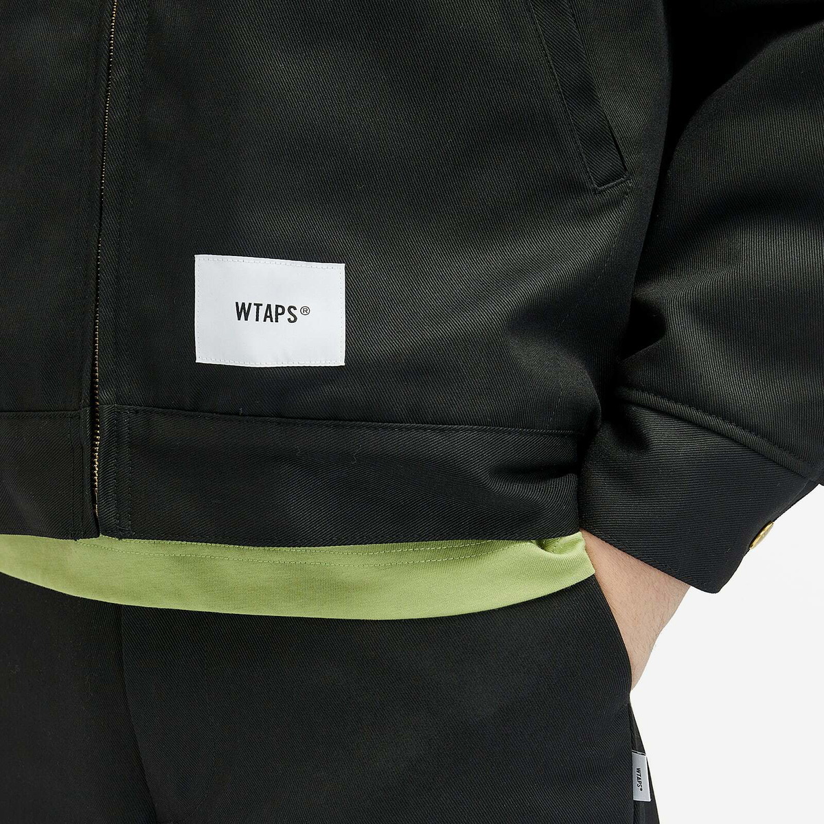 WTAPS Men's 16 Quilted Work Jacket in Black WTAPS
