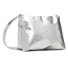MM6 Maison Margiela Silver Triangle Folded Bag
