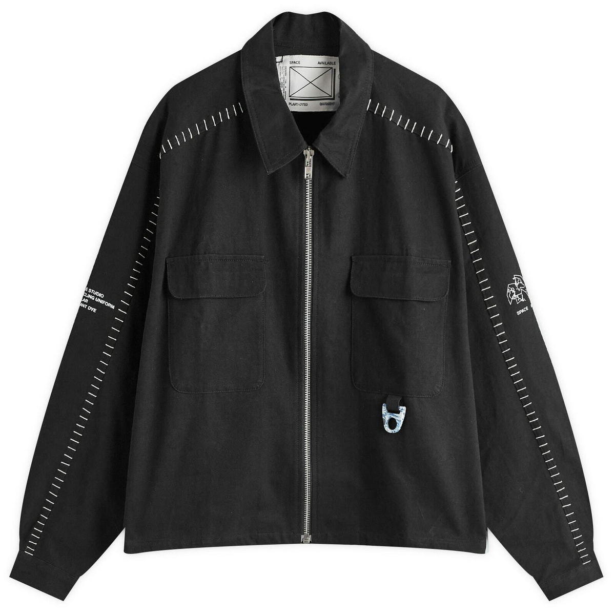 Space Available Men's Recycling Uniform Jacket in Black
