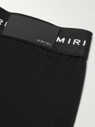 AMIRI - Stretch Cotton and Modal-Blend Jersey Boxer Briefs - Black