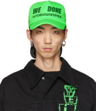 We11done Green Logo Trucker Cap
