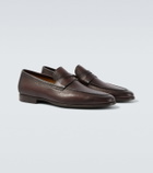 Magnanni Diezma II leather penny loafers