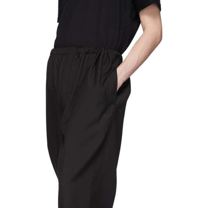 Lemaire Black Elasticated Trousers Lemaire