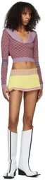 ANDREJ GRONAU SSENSE Exclusive Yellow Mini Skirt