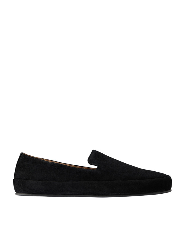 Photo: Mulo - Evening Suede Loafers - Black