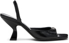 Diesel Black D-Amber 75 Heeled Sandals