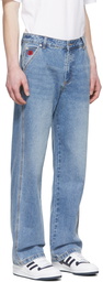 ICECREAM Blue Straight-Leg Jeans