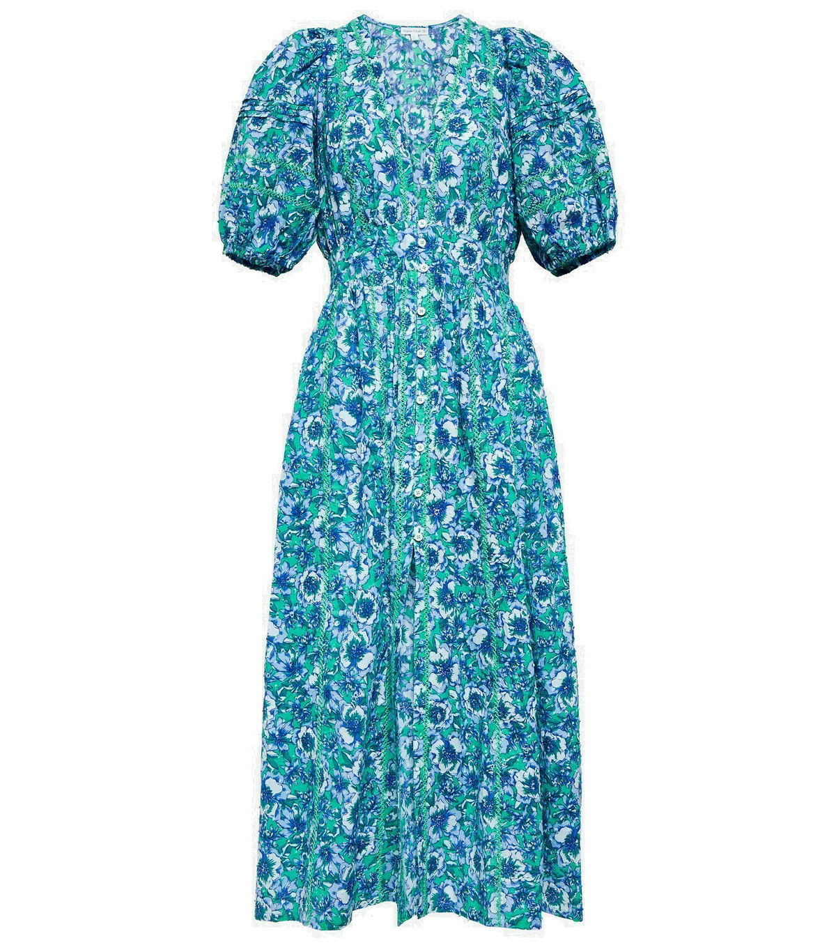 knee length dresses for ladies Poupette St. Barth Women's Reine Midi Dress  Saint Bernard