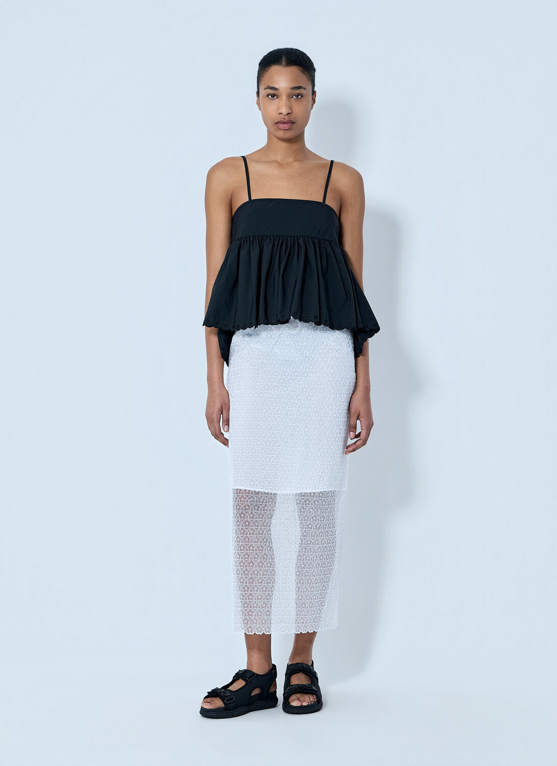 Cecilie Bahnsen Cbdonna Skirt Windflower Emb