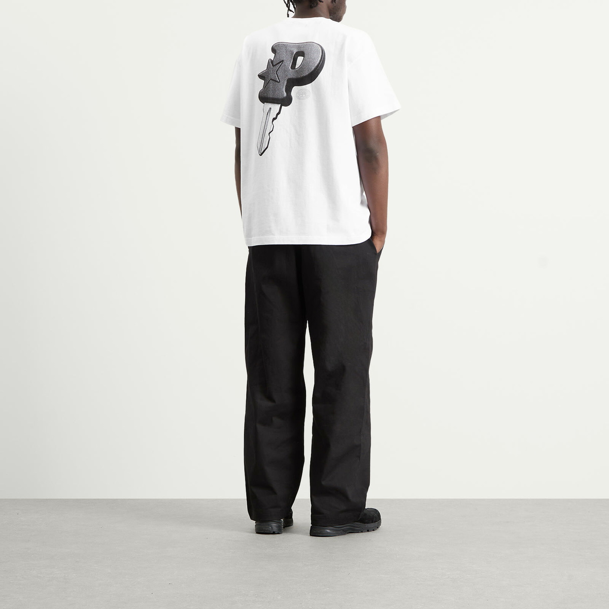 Pawa Speed Sports Men's P-Key T-Shirt in White