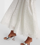 Veronica Beard Vintry broderie anglaise maxi skirt