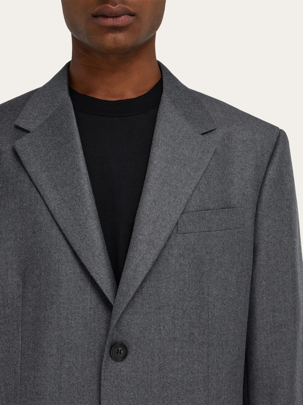Ferragamo Mens Single breasted blazer in Grey