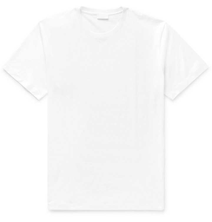 Photo: Handvaerk - Pima Cotton-Jersey T-Shirt - White