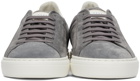 Brunello Cucinelli Grey Washed Suede Airsole Sneakers