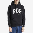 Pop Trading Company Men's Arch Logo Hoodie in Black