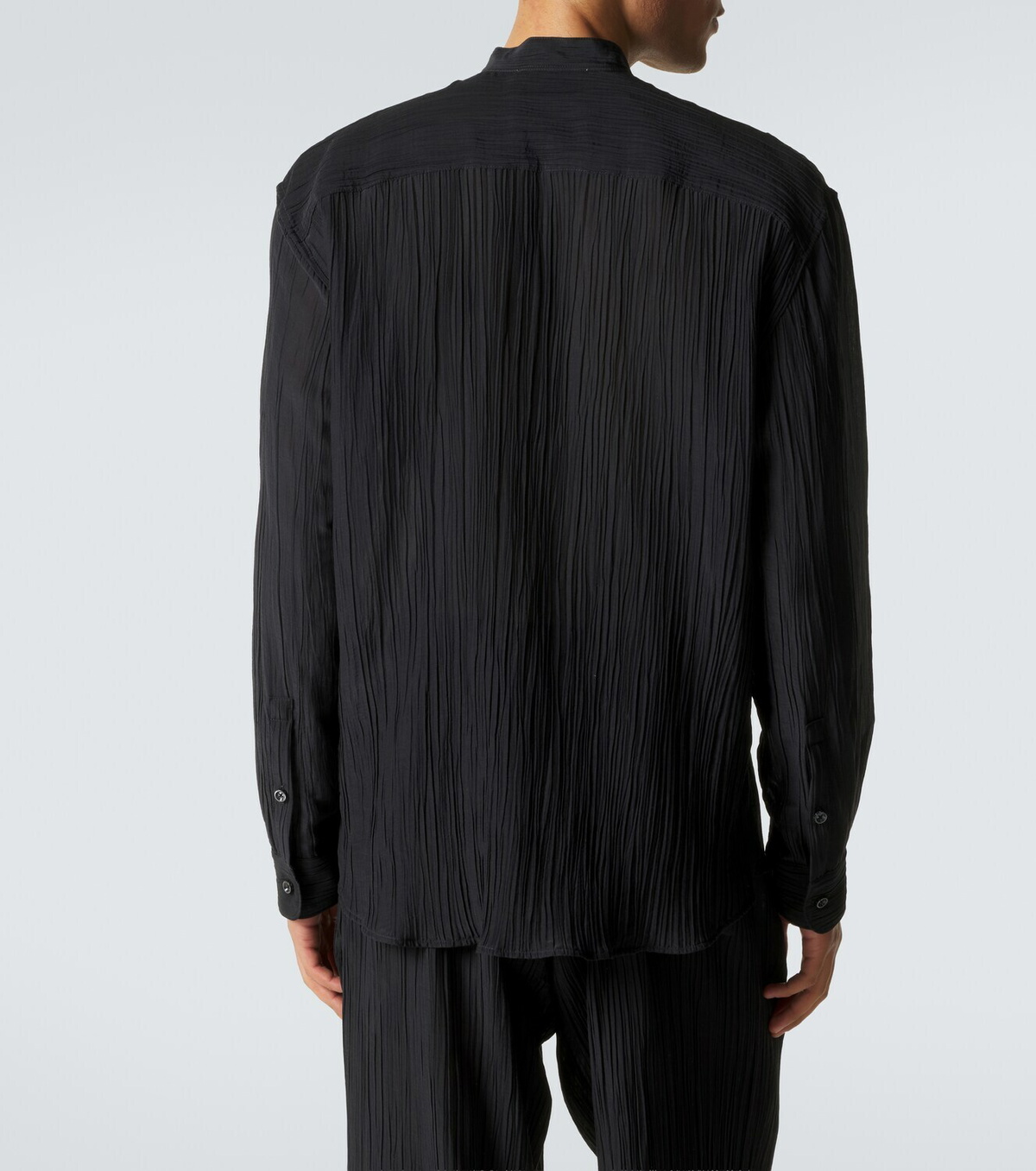 Umit Benan Bruce linen and cotton shirt
