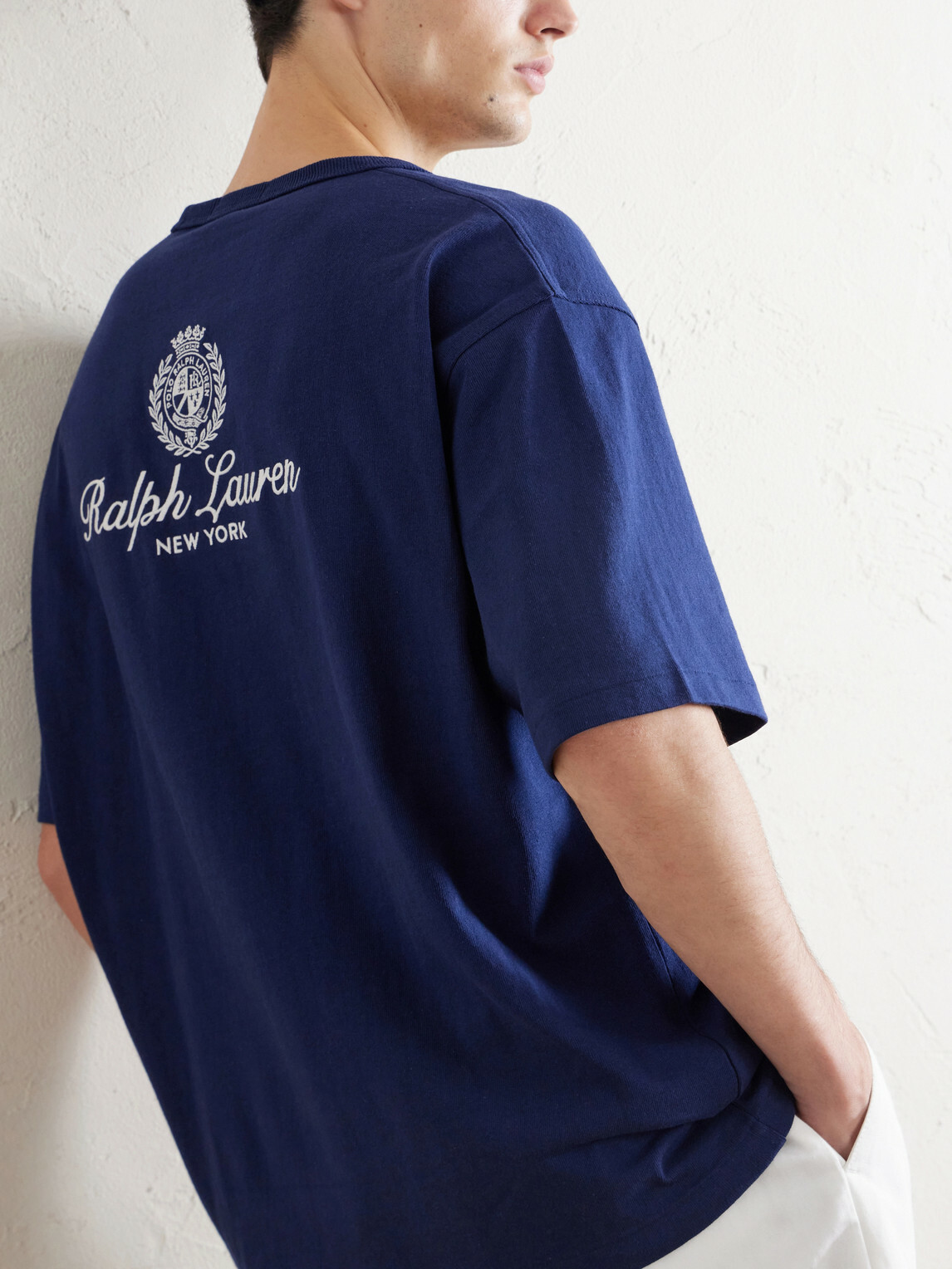 Polo Ralph Lauren - Logo-Embroidered Cotton-Jersey T-Shirt - Blue