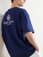 Polo Ralph Lauren - Logo-Embroidered Cotton-Jersey T-Shirt - Blue