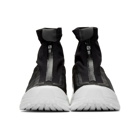 11 by Boris Bidjan Saberi Black and White Salomon Edition Bamba 2 High Top Sneakers