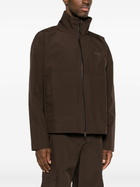 BLAEST Brown Sula Funnel Neck Jacket