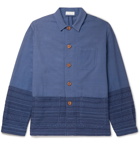 SMR Days - Cotton-Jacquard Chore Jacket - Blue