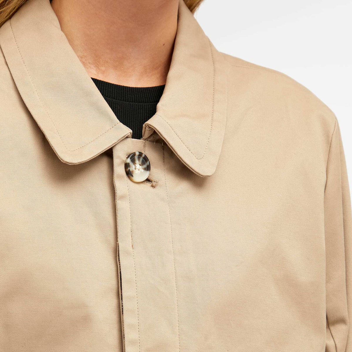 Good American Women's Mac Coat in Mineral