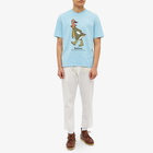 Barbour x NOAH Duck T-Shirt in Sky Blue