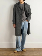Maison Margiela - Virgin Wool-Blend Tweed Coat - Gray