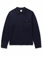 Paul Smith - Stretch Merino Wool and Cotton-Blend Overshirt - Blue