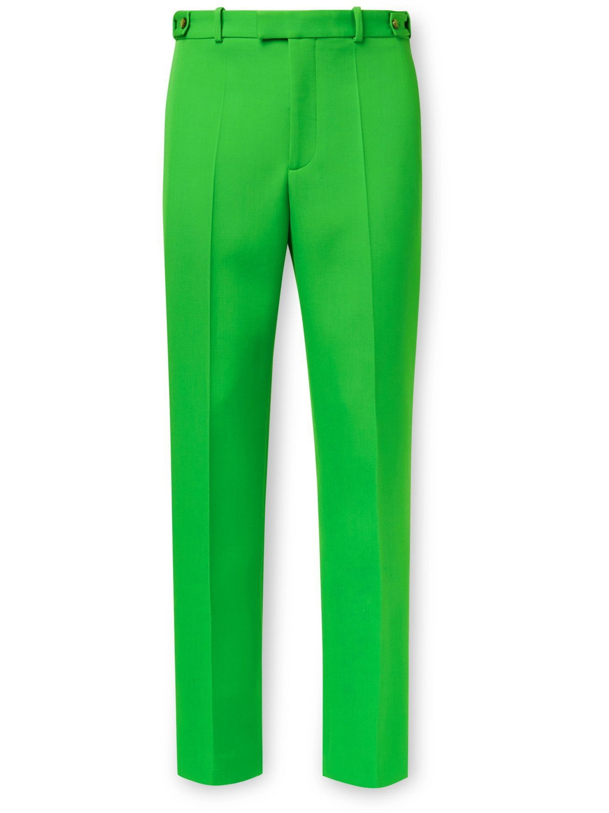 Neon Ankle Grazer Straight Leg Tailored Trousers | boohoo