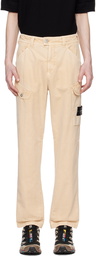 Stone Island Beige Patch Cargo Pants