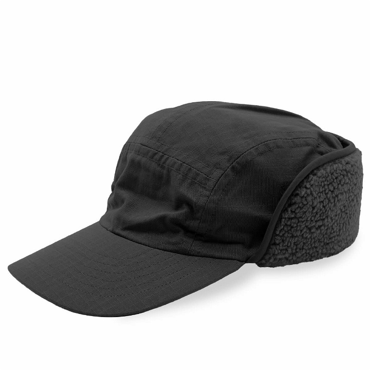 Photo: Maharishi Men's NYCO Flap Cap in Black